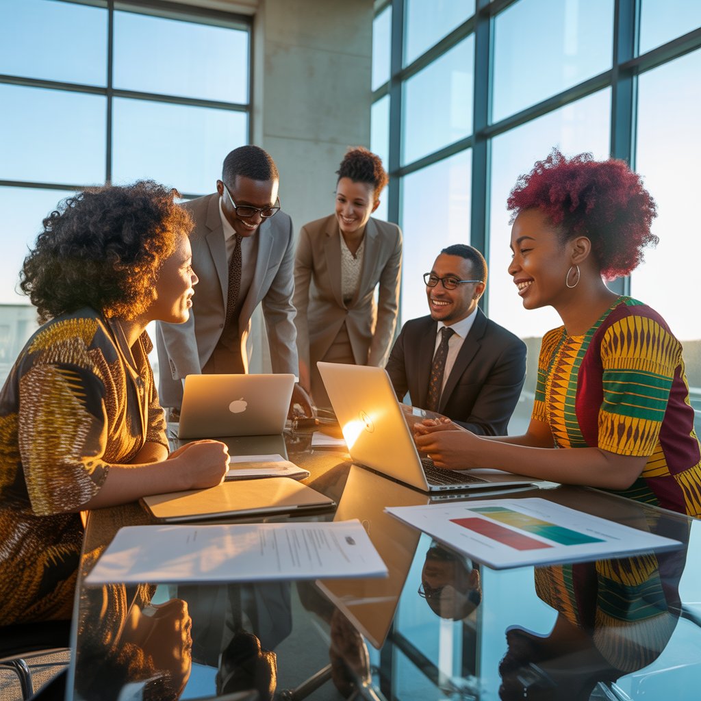 TitaniumX Group — diverse African professional team